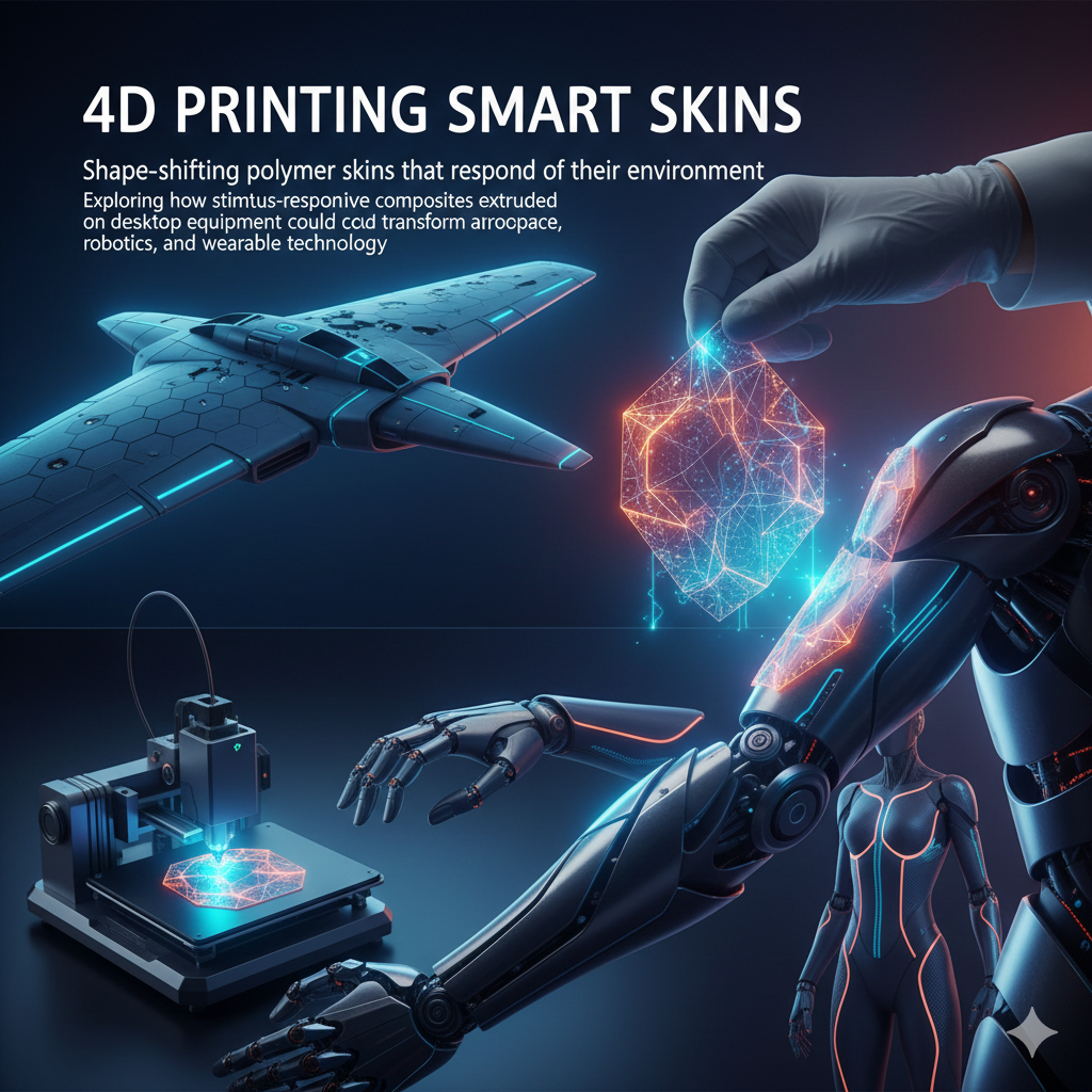 4D Printing Smart Skins